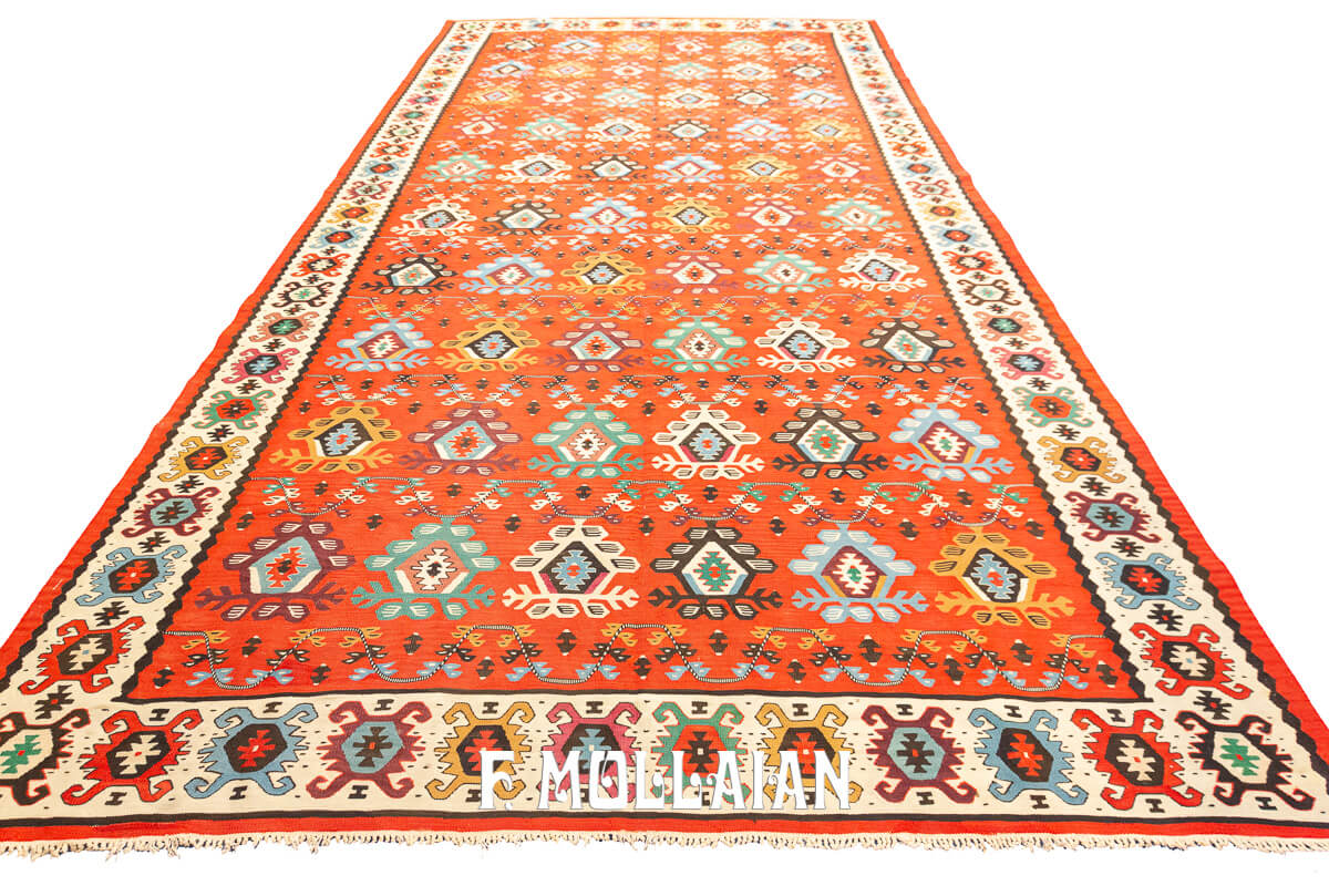 Kilim Rug Shirwan Red Field n°:5859